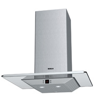 BOSCH 60cm Chimney Hood Flat Glass DKE635MGB - Brushed Steel