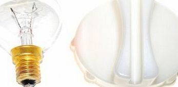 Bosch , NEFF amp; SIEMENS Oven Bulb 300c 40W E14 SES, Original GE Lamp PLUS A Handy Custom Fit Glass Lens Removal Tool..