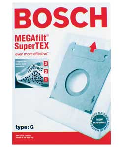 Bosch BSG61870 Cylinder Bags - Pack of 5