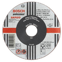Bosch Cutting Disc 115mm x 1.6mm x 22.2mm Inox Pack of 25
