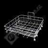 Bosch Dishwasher Lower Basket Assembly w/ Wheels