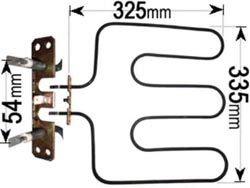 Bosch ELEMENT OVEN 2000W. PN# 288248