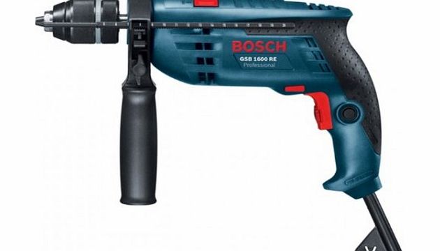 Bosch GSB1600RE1 110V Corded 1-Speed Impact Drill