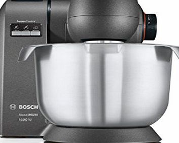Bosch MaxxiMUM Kitchen Machine, 1600 W - 5.4 L - Granite Grey/Chrome
