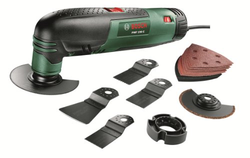 Bosch PMF 190 E Multifunctional Allrounder Set: Oscillating Multi-Tool with 13 Accessories