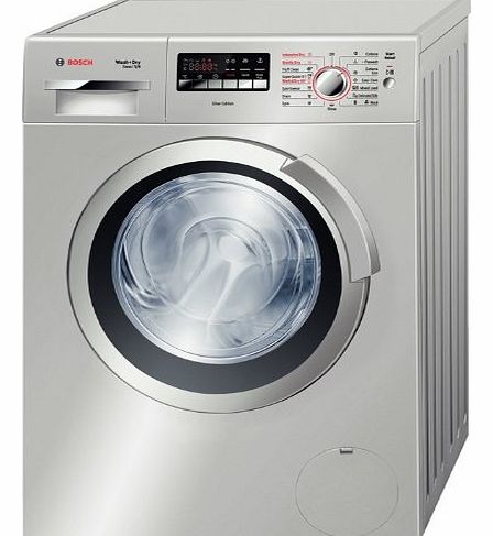 Wash + Dy Exxcel 7/4 WVH2836SGB 7KG 1400 Spin Washer Dryer, Silver