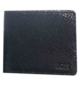 Boss Acero Black Textured Wallet