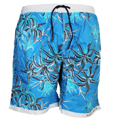 Boss Anemonefish BM Navy Floral Swim Shorts