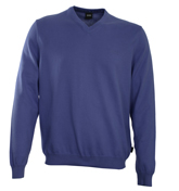 Boss Barnabas-Crispy Blue V-Neck Sweater