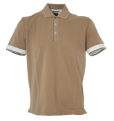 Beige Pique Polo Shirt (Janis)