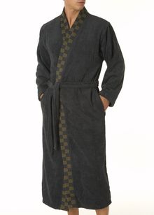 All Over Logo kimono robe