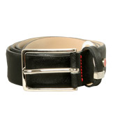 Boss Black Leather Buckle Belt (Marovski)