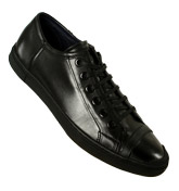 Boss Black Leather Trainer Shoes (Deexter)