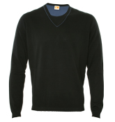 Boss Black Lightweight V-Neck Sweater (Kiaro)