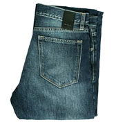 Black (Maine) Blue Straight Leg Jeans -