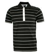 Black Pique Polo Shirt (Janis 23)