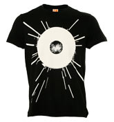 Black T-Shirt with Large Cream Design (Todoo)