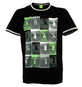 Boss Black T-Shirt with Printed Design (Toxy)