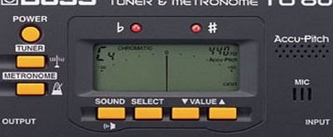 BOSS  TU80 Tuner amp; Metronome