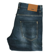 (California) Dark Denim Comfort Fit Jeans -