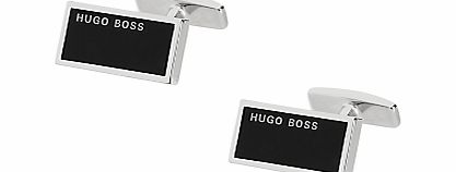 Boss Camilo Rectangular Cufflinks, Black