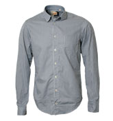 Boss Dark Blue Stripe Long Sleeve Shirt (CistarE)
