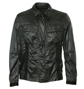 Dark Grey Shiny Lightweight Jacket (Cargo-W)