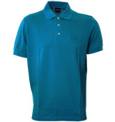 Boss Electric Blue Pique Polo Shirt (Ferrara)