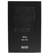 Boss Farito Black Hat and Scarf Gift Set