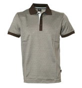 Boss Grey and Black Polo Shirt (Fino 03)