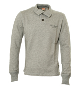 Boss Grey Button Fastening Sweatshirt (Woosh)