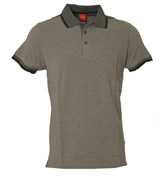 Boss Grey Pique Polo Shirt (Pianno)