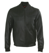 HUGO Black Bomber Style Jacket (Betu)