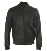 Boss HUGO Black Bomber Style Jacket (Betu)