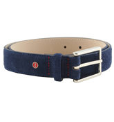 Boss Hugo Blue Suede Buckle Belt (Mismo)