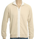 Boss Hugo Boss Beige and White Reversible Full Zip Sweatshirt (Cannobio)