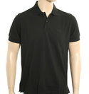 Boss Hugo Boss Black Cotton Polo Shirt (Firenze Logo)