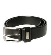 Boss Hugo Boss Black Leather Buckle Belt (Pade)