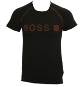Hugo Boss Black T-Shirt with Orange Logo (Shirts