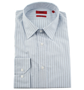 Boss Hugo Boss Blue Stripe Long Sleeve Shirt (Eneor)