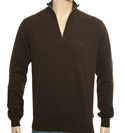 Boss Hugo Boss Brown 1/4 Zip Sweater (Benders)