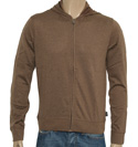 Hugo Boss Brown Full Zip Hooded Sweatshirt (Latina)