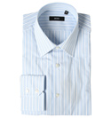 Boss Hugo Boss Classic Fit Blue Striped Long Sleeve Shirt