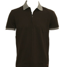 Boss Hugo Boss Dark Brown Pique Polo Shirt (Pejo)