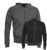 Hugo Boss Dark Grey and Black Reversible Hooded