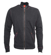Hugo Boss Dark Grey Full Zip Sweatshirt (Zaltag)