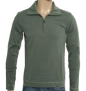 Boss Hugo Boss Green 1/4 Zip Sweatshirt (Scura)