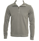 Boss Hugo Boss Grey 1/4 Zip Sweatshirt (Scura)