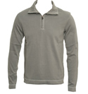 Boss Hugo Boss Grey 1/4 Zip Sweatshirt (Scura)
