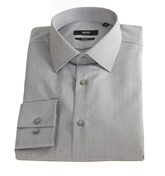 Hugo Boss Grey Long Sleeve Shirt (Lenz)